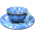 Fée Ailée ou Fée d'automne BlueandWhiteFloralTeaCup.3137