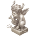 Le Petit Diablotin  ClassicalNaughtyCherubSculpture.4621